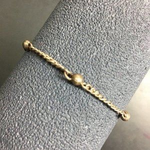 Simple Ankle Bracelet Anklet Silver Ball Bead Chain 9 Inches Retro Boho Classic